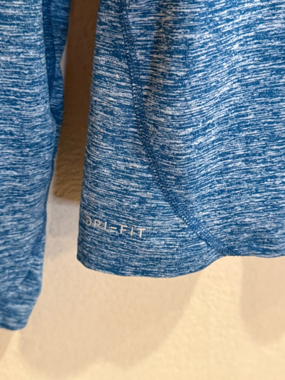 Nike Running Men’s Dri-FIT 1/2 Zip Teal Space Dye L - Picture 4 of 14